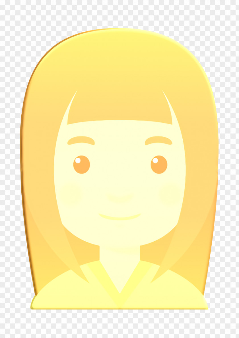Head Yellow Girl Icon Woman People PNG