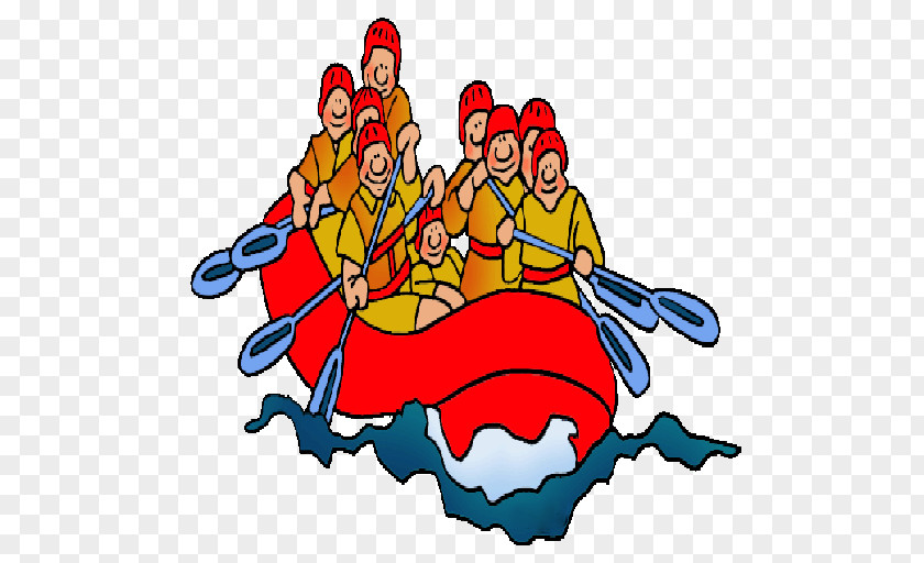 River Rafting Whitewater Clip Art PNG