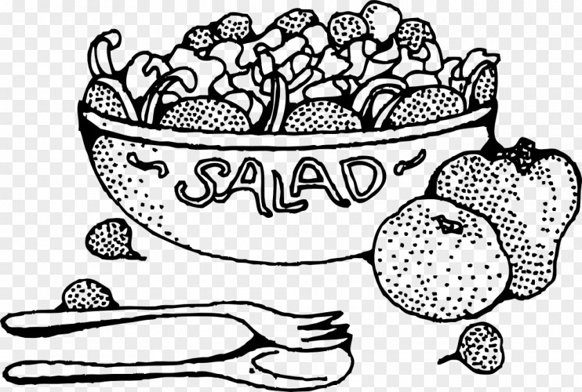 Salad Fruit Coloring Book Food PNG