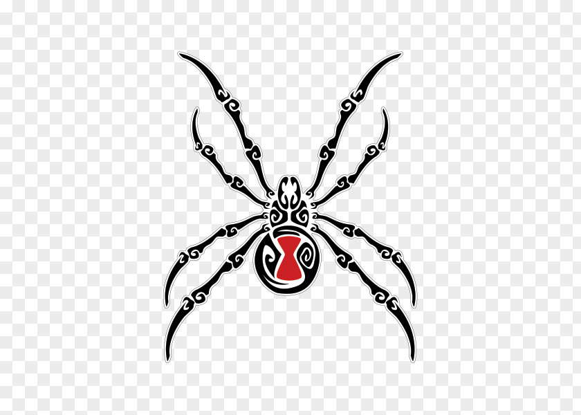 Spider Widow Spiders Decal Sticker Tattoo PNG