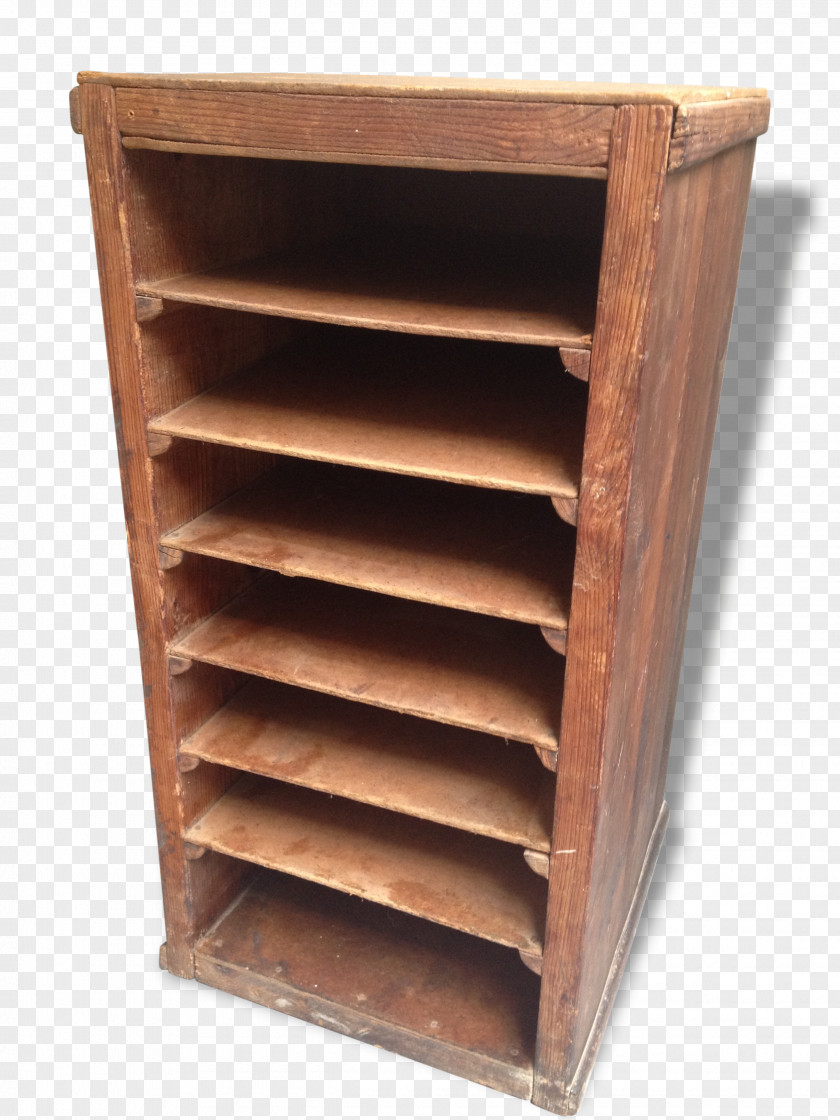 Wood Shelf Chiffonier Stain PNG