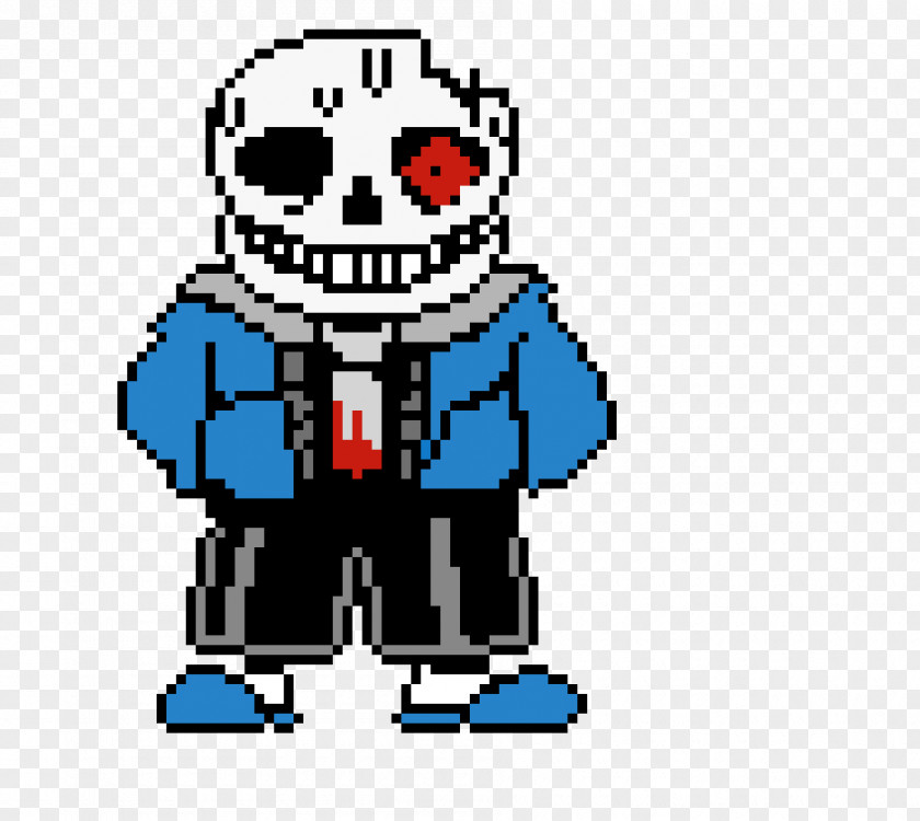 HORRER Undertale Pixel Art Bead PNG