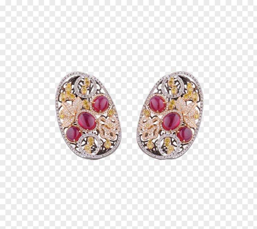 Nancy Ajram Ruby Earring Jewellery Diamond PNG