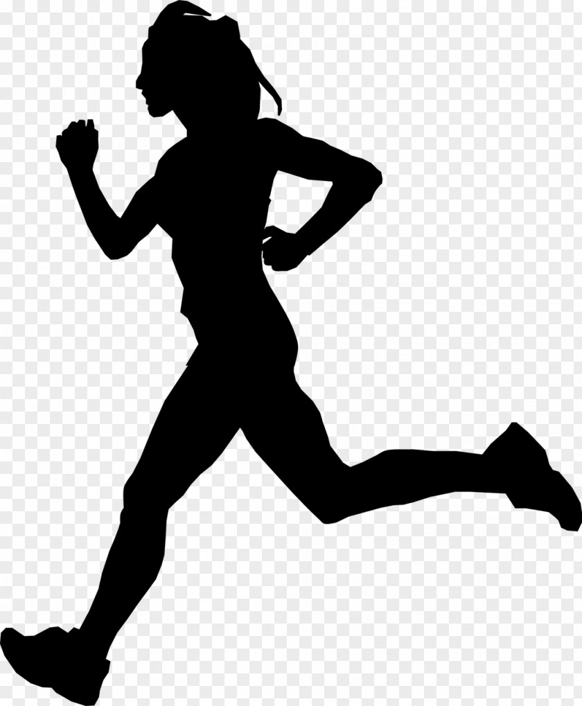 Athletes Silhouette Running Clip Art PNG