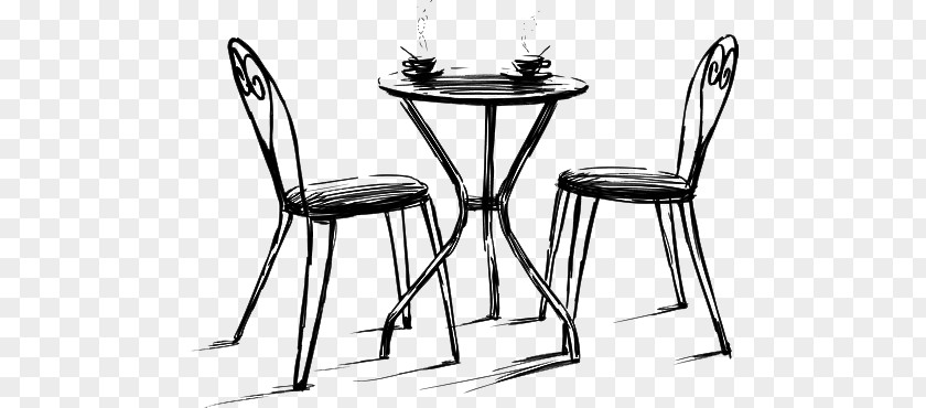 Cafe Dinette Hand Drawing PNG dinette hand drawing clipart PNG