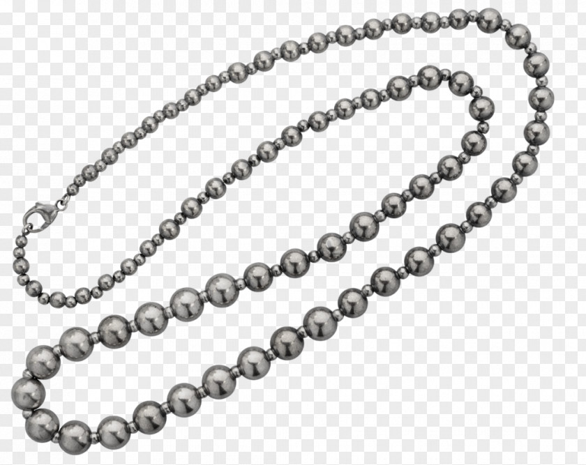 Jewelry Accessories Chain Necklace Bead Pearl Silver PNG