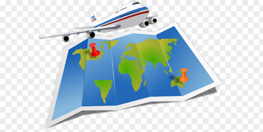 Travelers Cliparts Globe Air Travel Map Clip Art PNG