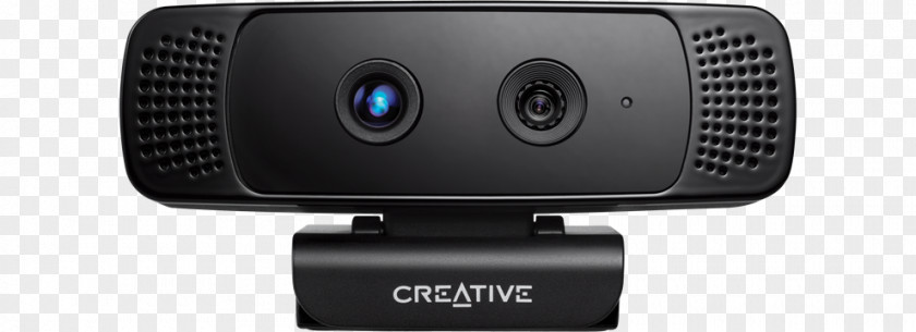 Creative Panels Technology BlasterX Senz3D Camera Gesture Recognition Webcam PNG