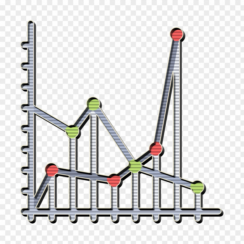 Diagram Management Icon Chart Line Graph PNG