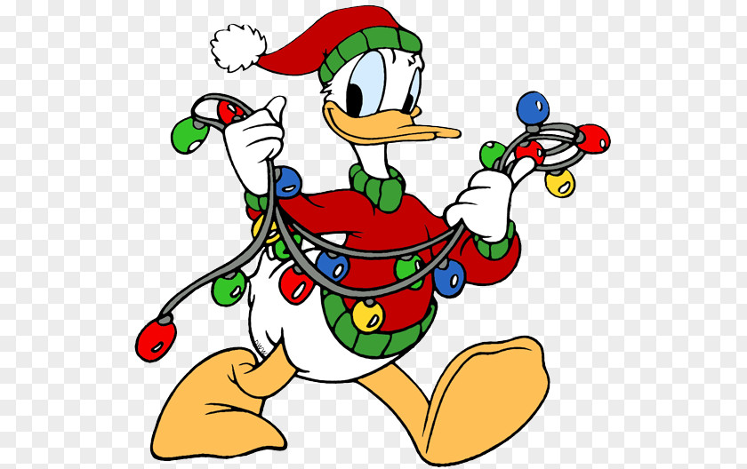 Duck Christmas Cliparts Donald Daisy Minnie Mouse Mickey Pluto PNG