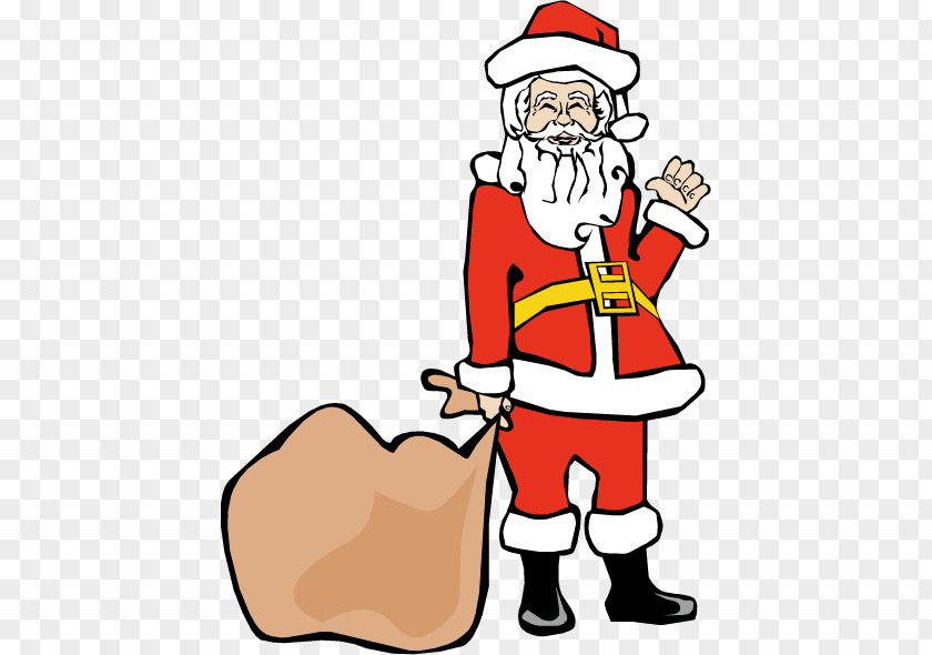 Hello Ah Santa Ded Moroz Snegurochka Claus Christmas PNG
