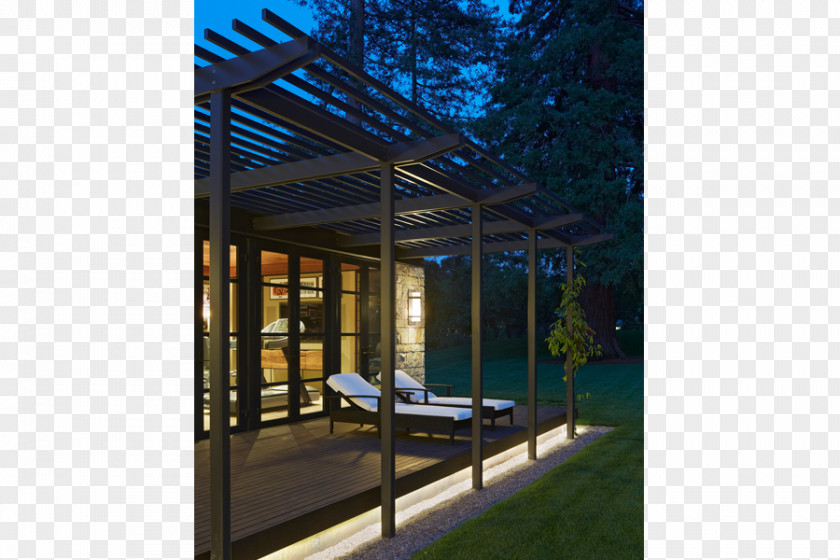 House Architecture Pergola Deck Daylighting PNG