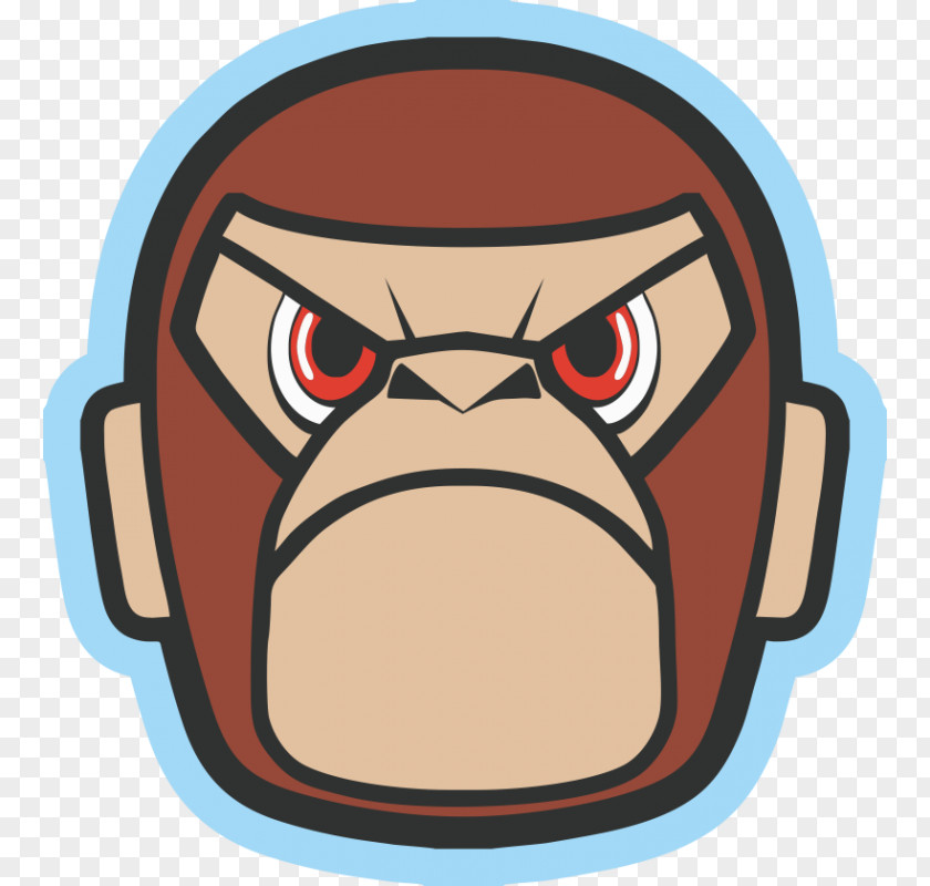 Monkey Sticker Gorilla Logo PNG