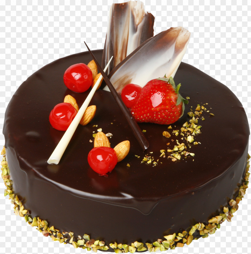 Real Chocolate Cake Products Birthday Black Forest Gateau Cream Dobos Torte PNG