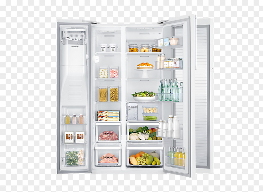 Refrigerator Samsung Food ShowCase RH77H90507H Candy CCBF5182 Water Cooler Ice PNG