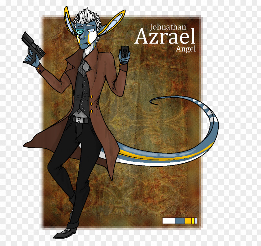 Azrael Angel Of Death Cartoon Poster Character PNG