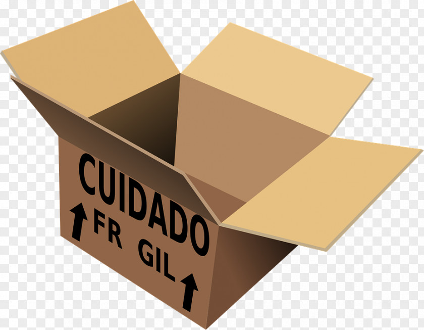 Box Cardboard Crate Packaging And Labeling Clip Art PNG