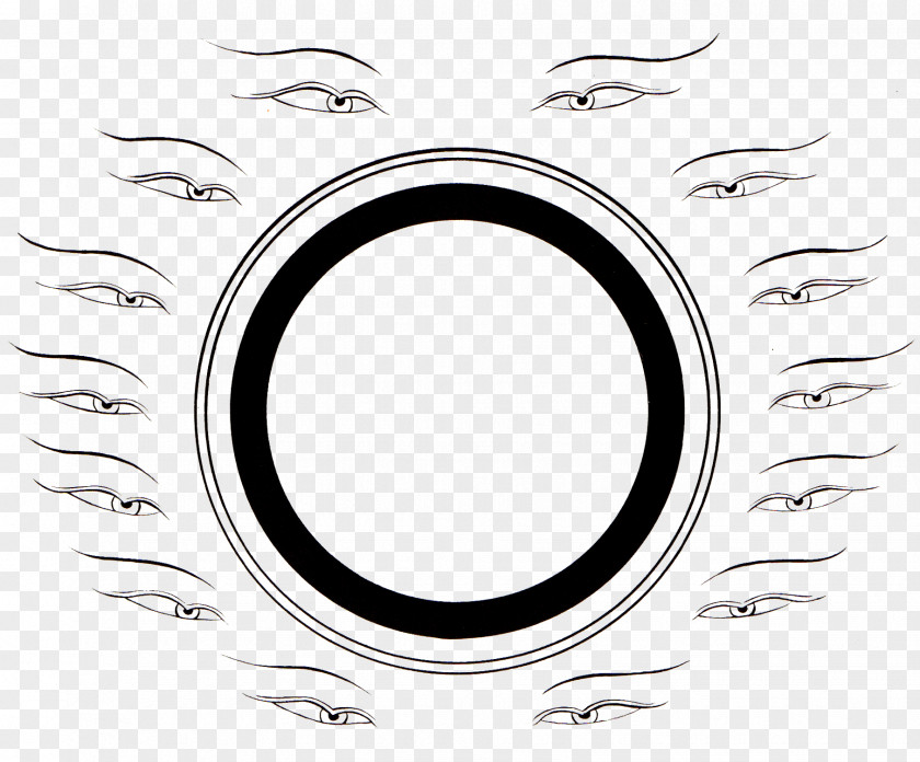 Eye Font Point Pattern Line Art PNG