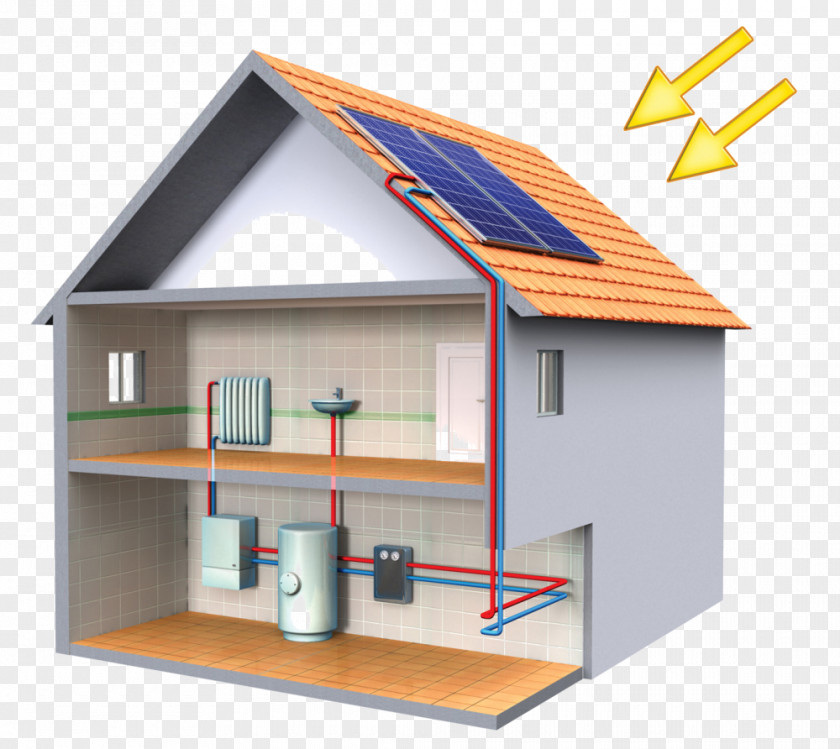 Hot Water Solar Heating Energy Power Thermal PNG
