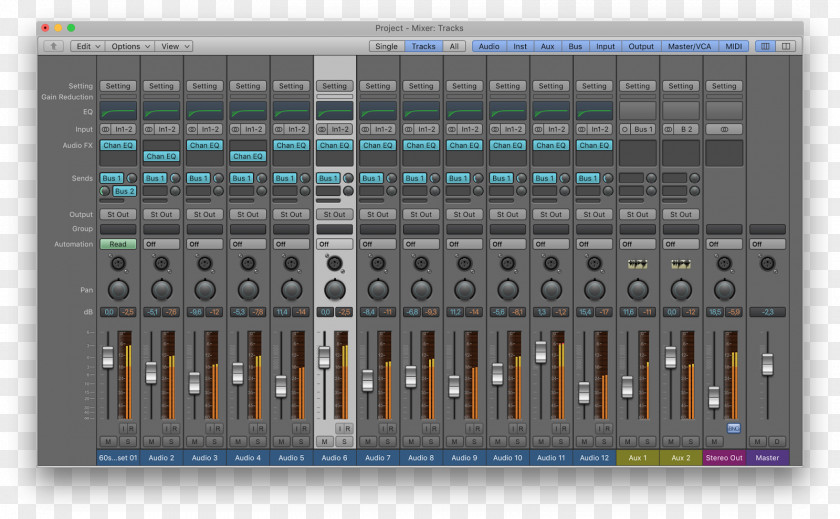 Logic Pro Theme Computer Software Audio Mixers Graphical User Interface PNG