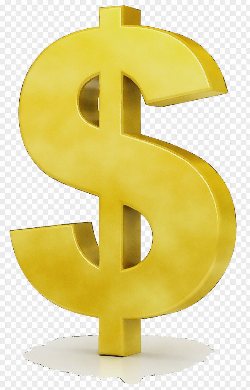 Money Handling Material Property Gold Dollar Sign PNG