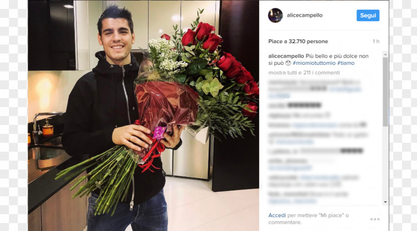 Morata Real Madrid C.F. Floral Design Marriage Candyman Sport PNG