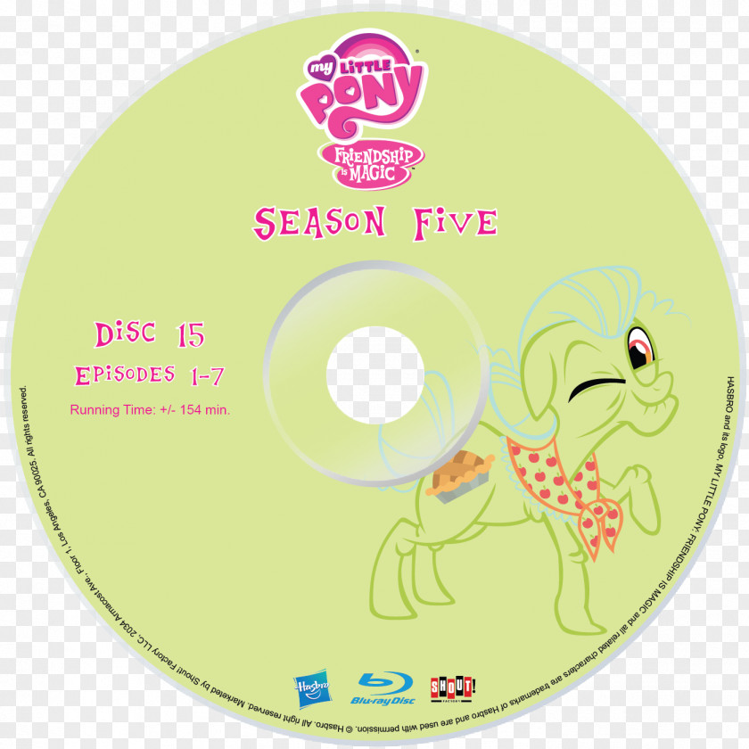 My Little Pony Compact Disc Blu-ray Pinkie Pie Applejack Pony: Friendship Is Magic Fandom PNG