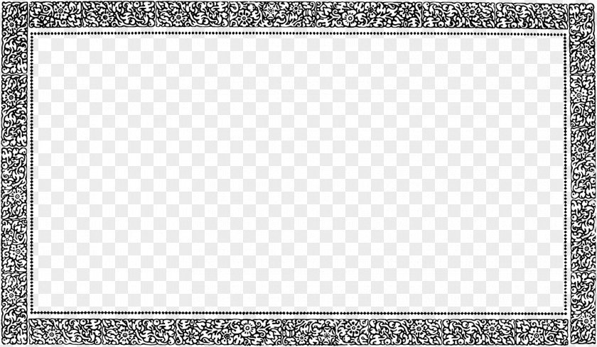 Vintage Border Frame Pic Black And White Square Area Board Game Pattern PNG