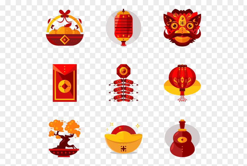 Chinese New Years Year Lion Dance Clip Art PNG