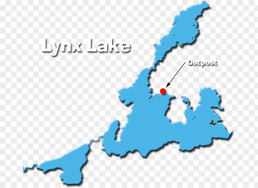 Map Mackay Lake Lynx Ontario PNG