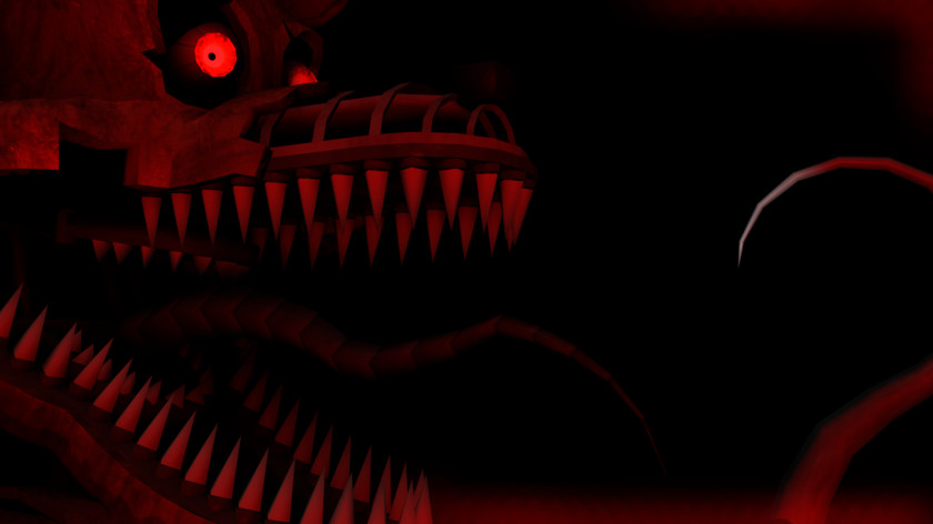 Nightmare Foxy Five Nights At Freddy's 4 Desktop Wallpaper Horror Remake PNG