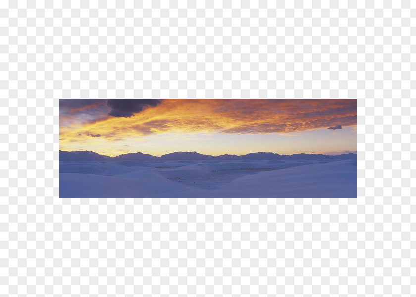 Panoramic Painting White Sands National Monument Photography Panorama Poster PNG