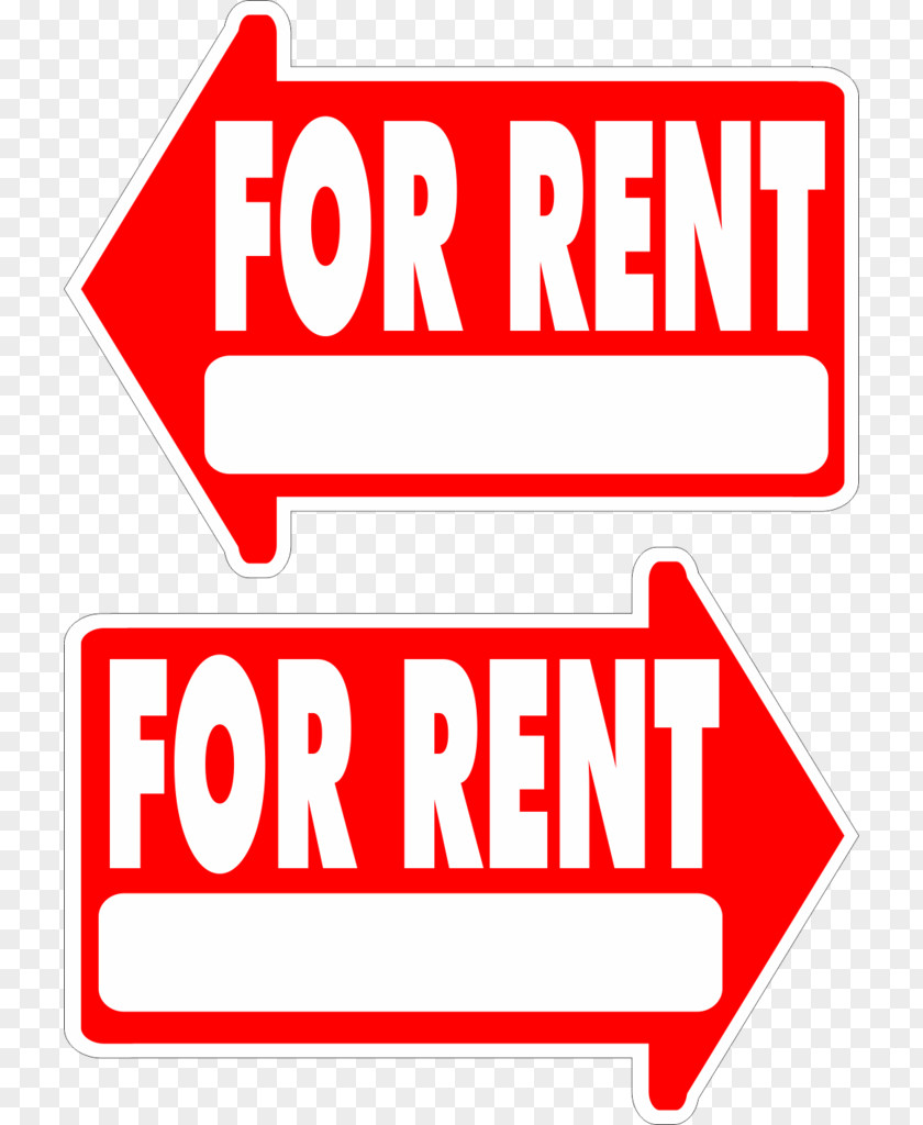 Rent Sign Garage Sale Renting House Yard PNG