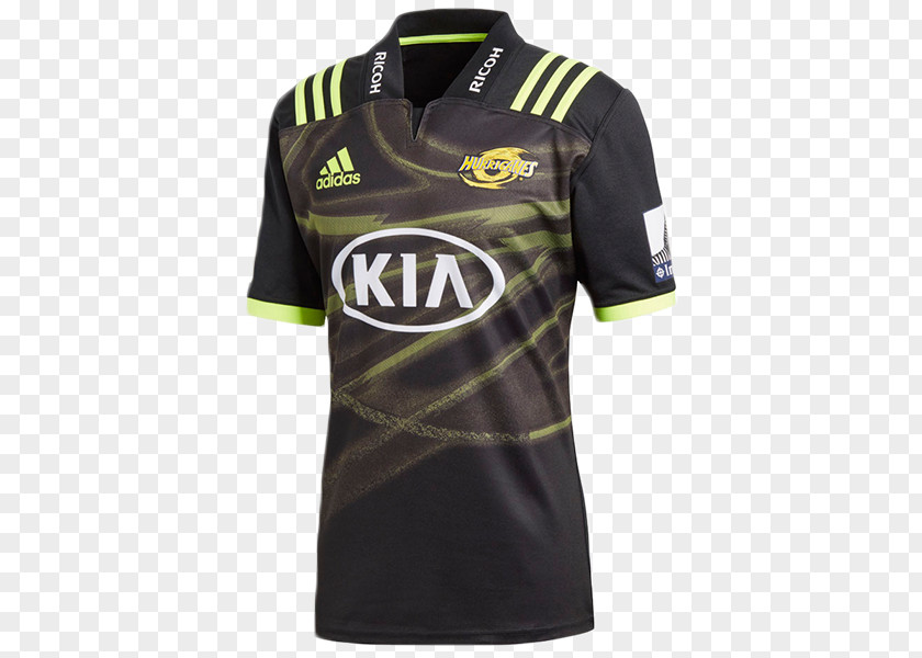 T-shirt Hurricanes 2018 Super Rugby Season New Zealand National Union Team Atlantic Hurricane PNG