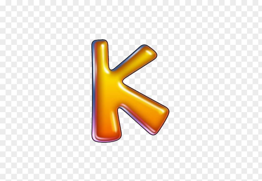 Water Drop Letter K Font PNG