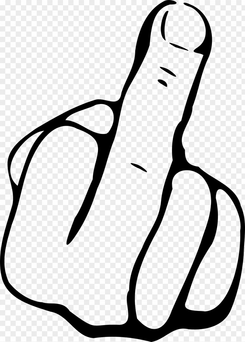 Fingers Middle Finger The T-shirt Drawing PNG