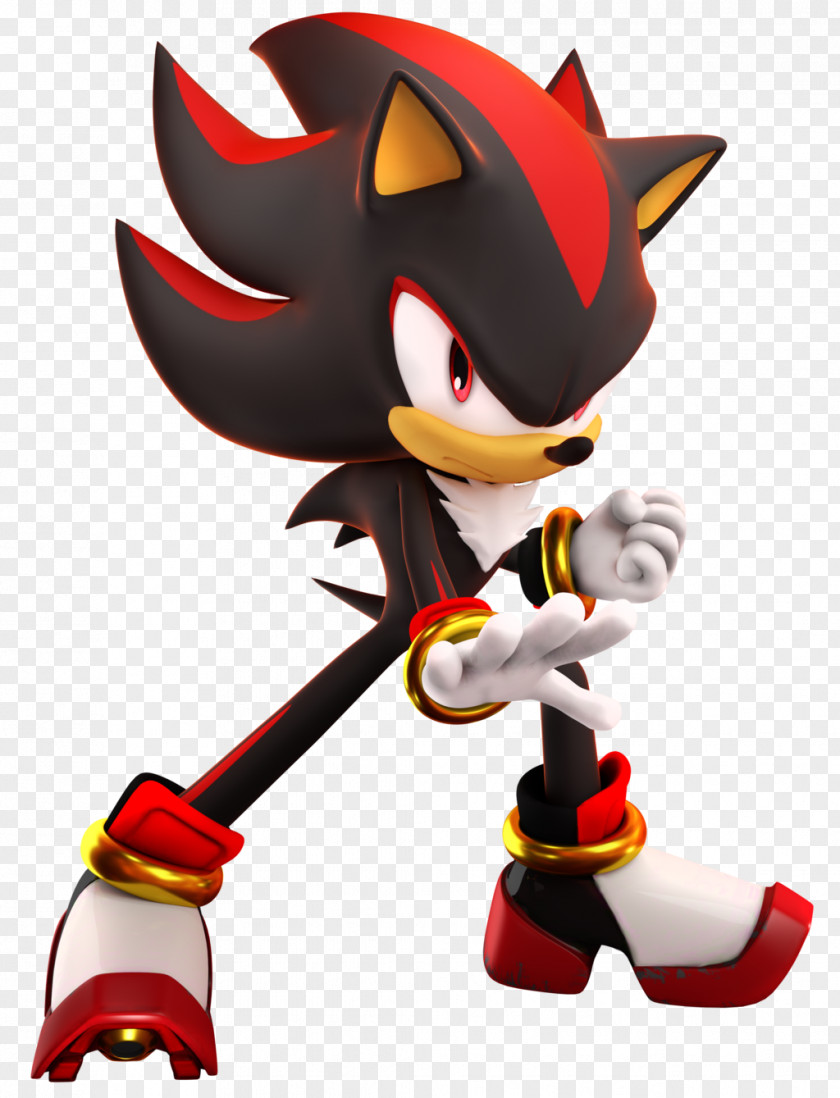 Shadow The Hedgehog Knuckles Echidna Sonic 3D Drawing DeviantArt PNG