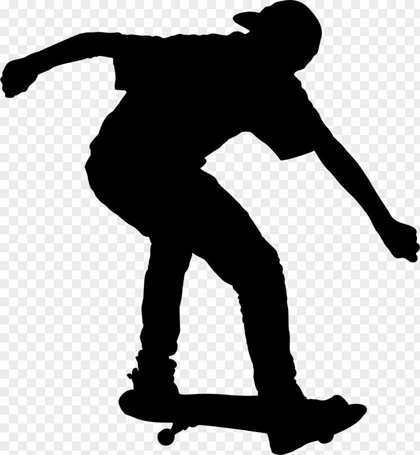 Skate Skateboarding Silhouette Clip Art PNG