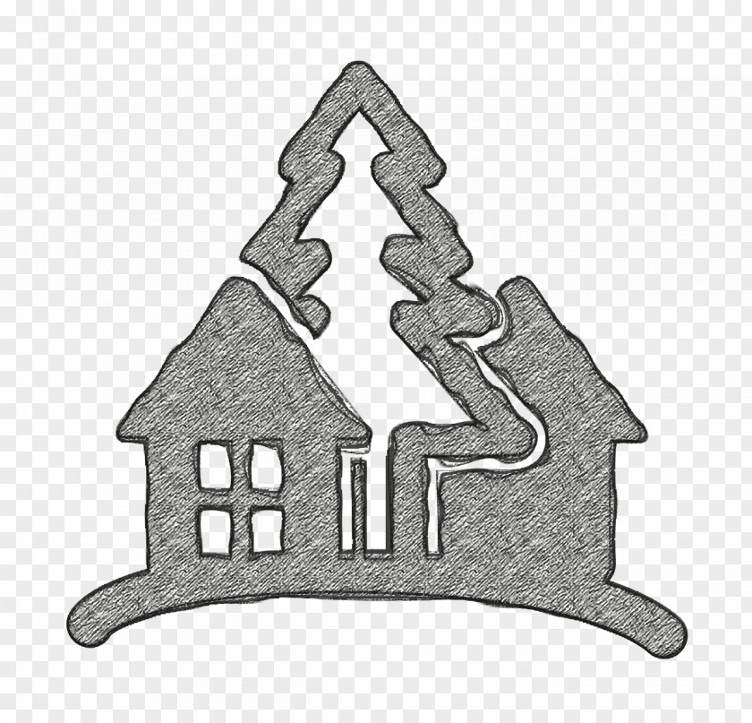 Hotel Icon Rural Buildings PNG