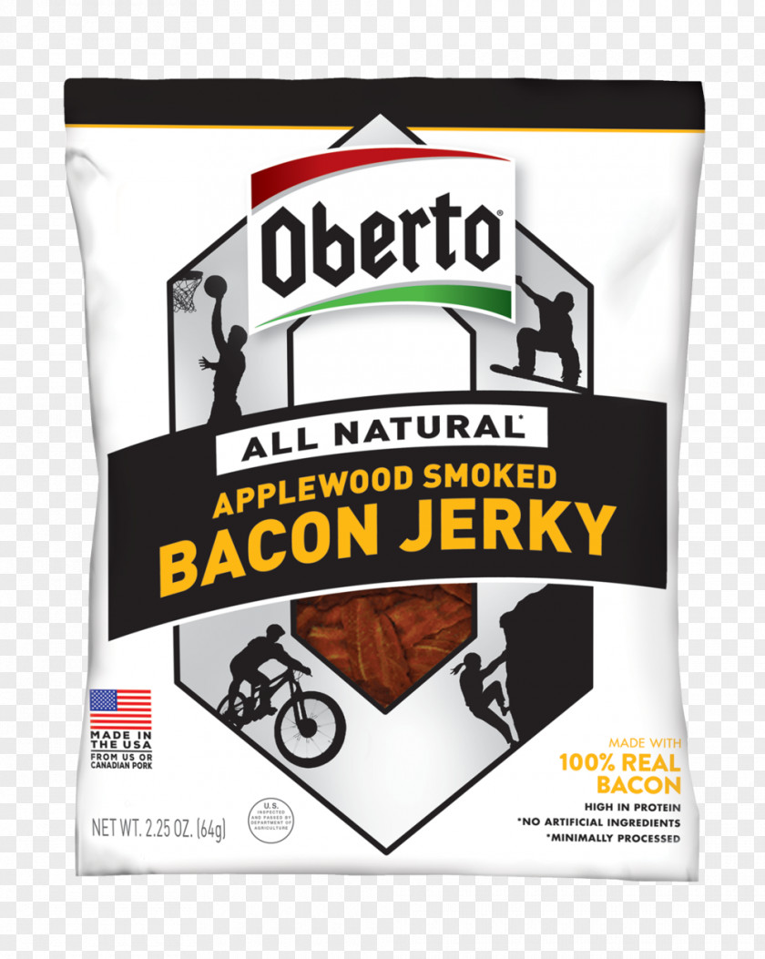 Jerky Bacon Oberto Sausage Company Smoking Beef PNG