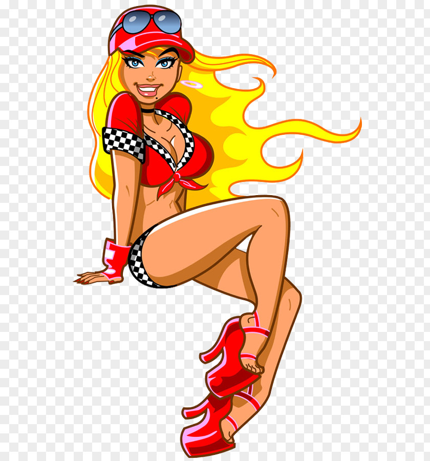 Pin-up Girl Female Decal PNG girl Decal, clipart PNG
