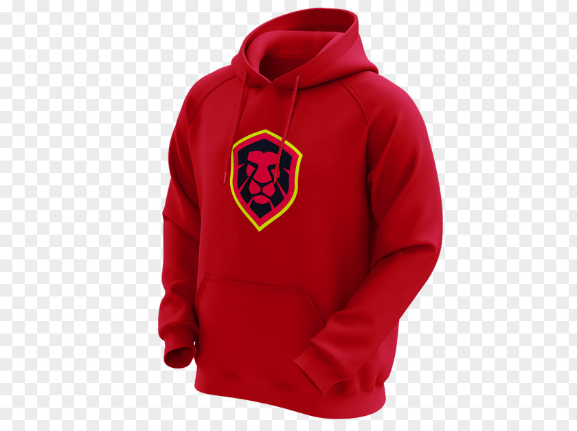 Red Hoodie (M) Sweater Sweatshirt PNG