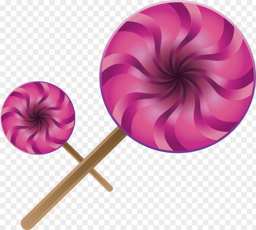 A Red Spiral Lollipop Candy Download Icon PNG