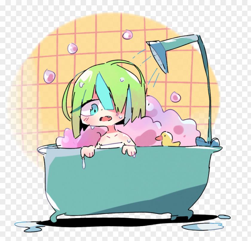 Bath Time Drawing Digital Art DeviantArt PNG