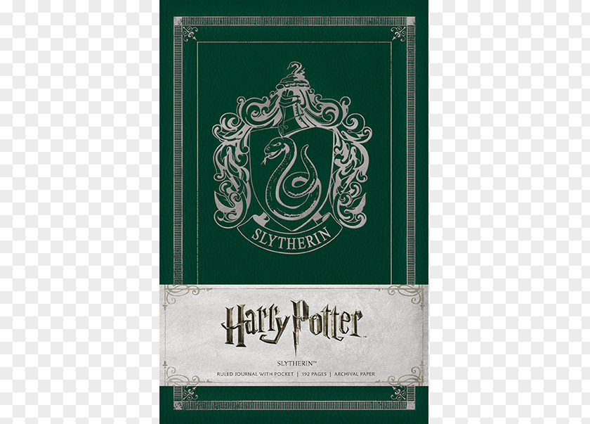 Harry Potter Potter: Slytherin Ruled Notebook Paperback Hardcover And The Deathly Hallows Philosopher's Stone PNG