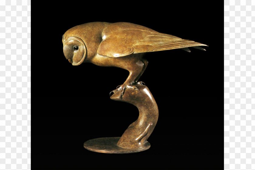 Owl Bronze Sculpture Statue PNG