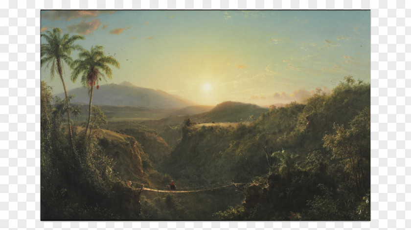 Painting Rainy Season In The Tropics Landscape Art Painter PNG