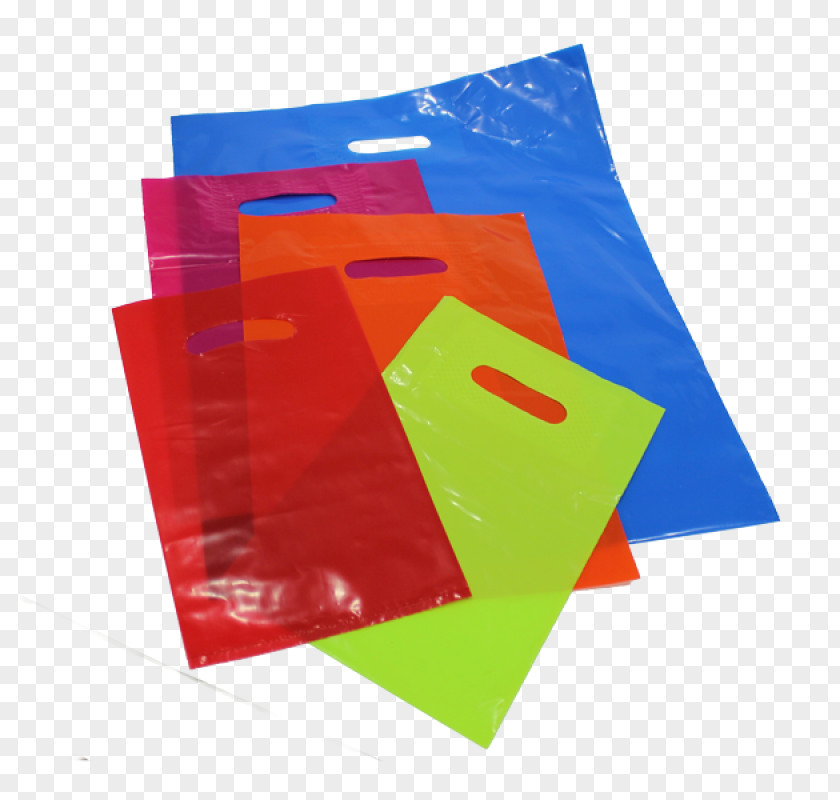 Bag Plastic Red Low-density Polyethylene Blue PNG