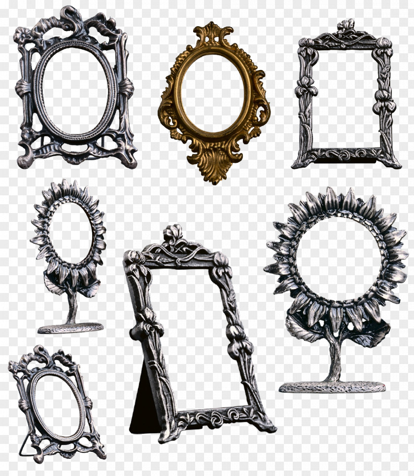 Design Picture Frames White Font PNG