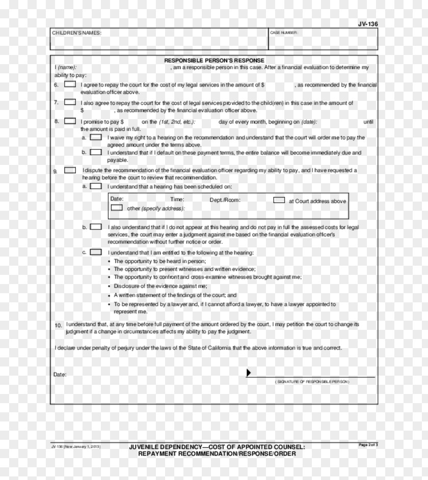 Lawyer California Court Order Document Law PNG